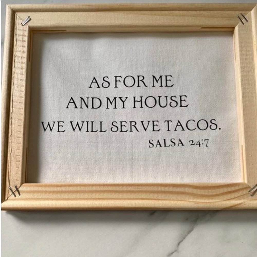 ⭐️ Hilarious “ Tacos “ Welcome Sign - Picture 2 of 3